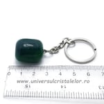 Breloc agat verde