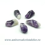 Ametist chevron piatra rulata