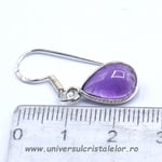 Cercei ametist lacrima