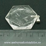 Pandantiv Steaua lui David cristal de stanca