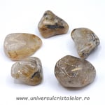 Cuart rutilat piatra rulata