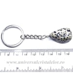 Breloc jasp dalmatian