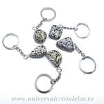 Breloc jasp dalmatian