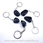 Breloc obsidian negru