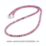 Colier turmalina roz