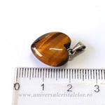 Pandantiv ochi de tigru inimioara