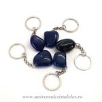 Breloc agat albastru