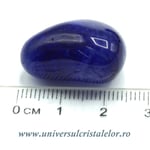 Agat albastru piatra rulata