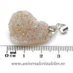 Pandantiv agat natural cristalizat