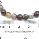 Bratara Agat de Botswana rotund - 6 mm