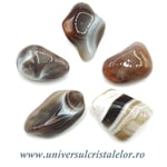 Agat de Botswana piatra rulata