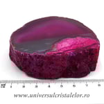 Felie agat roz unicat m01