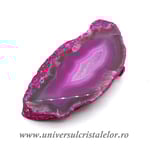 Felie agat roz unicat m02