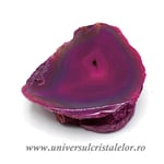 Felie agat roz unicat m04