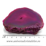 Felie agat roz unicat m04