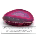 Felie agat roz unicat m05