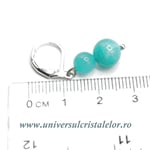 Cercei amazonit rotund-8mm m03