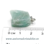 Pandantiv amazonit piatra bruta