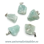 Pandantiv amazonit piatra bruta