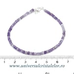 Bratara ametist cub fatetat - 2,6 mm