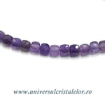 Colier ametist cub fatetat - 4,3mm