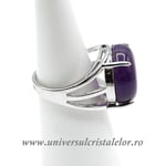 Inel ametist rotund reglabil m6