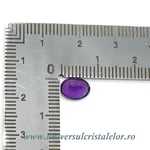 Ametist fatetat oval