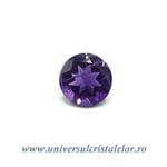 Ametist fatetat rotund 8 mm