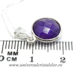 Pandantiv ametist cu lantisor