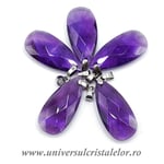 Pandantiv ametist lacrima fatetat