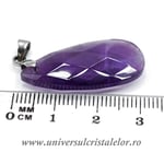 Pandantiv ametist lacrima fatetat