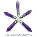 Pandantiv ametist varf slefuit