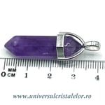 Pandantiv ametist dublu varf