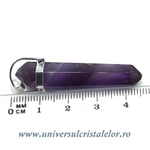 Pandantiv ametist dublu varf