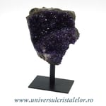 Ametist pe suport de metal