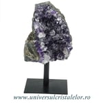 Ametist pe suport de metal