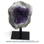 Ametist pe suport de metal