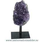 Ametist pe suport de metal