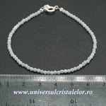 Bratara angelit rotund fatetat - 2,5 mm