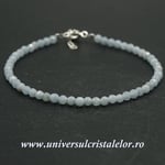 Bratara angelit rotund fatetat - 3,6mm