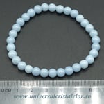 Bratara angelit rotund - 6 mm