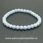 Bratara angelit rotund - 6 mm