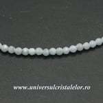 Colier angelit rotund fatetat - 3.6mm