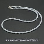 Colier angelit rotund fatetat - 3.6mm