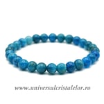 Bratara apatit pe elastic - 6.5 mm