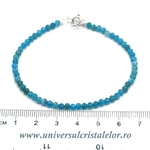 Bratara apatit rotund fatetat - 3,3mm