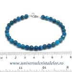 Bratara apatit rotund fatetat - 5,2 mm