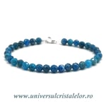 Bratara apatit rotund fatetat - 5,2 mm