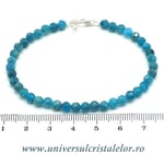 Bratara apatit rotund fatetat - 4,3mm