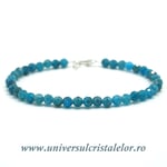 Bratara apatit rotund fatetat - 4,3mm